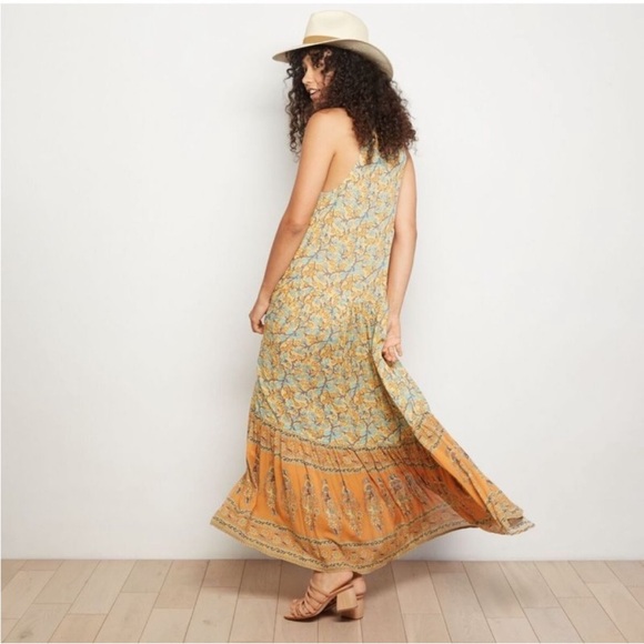 Spell and the Gypsy Collective Gold Delirium Dress Medium - Picture 8 of 9